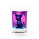 k-famのファッションドッグ・ピンク Water Glass :front