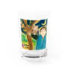 キキとココからのいおちゃん＆フクロウくん Water Glass :front