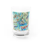 石原有輝香 official SUZURIのスズメガの森 designed by クスノキ陽菜 Water Glass :front