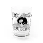 遠く静かな森の頬のマッサージを受ける美少年(文字なし) Water Glass :front