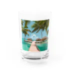 Totally-Fascinatingのモルディブビーチバンガロー グラス前面