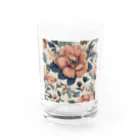 Miyabi❣の優雅な花柄 Water Glass :front