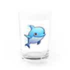 ワクワクセレブレイトのイルカくん Water Glass :front