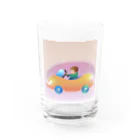 pikkekunのGo!Go!Car! Water Glass :front