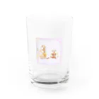 ほっこりす【リチャードソンジリス】のキュートなジリス　＊スイート＊ Water Glass :front