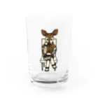 すとろべりーガムFactoryの物思いにふけるオカピ氏 Water Glass :front