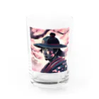 samurai-isの桜とサムライ Water Glass :front
