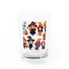 ワンダーワールド・ワンストップのたくさんのかわいいハローウィーンキャラクター② Water Glass :front