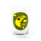 B-catのそんなバナナ、嘆き（丸型） Water Glass :front