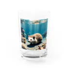 人魚の夢のサンゴハリネズミ Water Glass :front