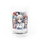 もふもふの美少女リーダーグッズ Water Glass :front