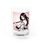 maco9486の女戦士 Water Glass :front