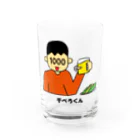 REDMOON_SAPPOROの千べろくん Water Glass :front