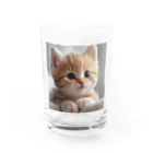 SaSuKeの癒される猫のイラスト Water Glass :front