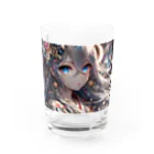 Sesilionの月下の神秘的な夜 Water Glass :front