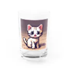 SetsunaAIのお出迎えドット子猫のグッズ Water Glass :front