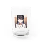 tsu_u2025の巫女さん Water Glass :front