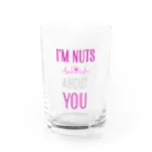 Design_Lab_Lycorisのi'm nuts about you(私はあなたに夢中です) Water Glass :front