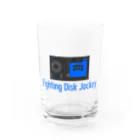 もか山のFighting Disk Jockey Water Glass :front