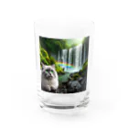 ニャーちゃんショップのレインボーキャット Water Glass :front