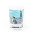 つぎのラピス島ペンギン Water Glass :front