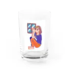 kashika art&designの物憂げにたゆたう Water Glass :front