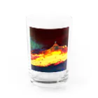 水草の火口の夜 Water Glass :front