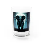 yuuchan22のホラー風ゾウ Water Glass :front