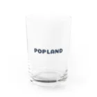 [公式]Poplandストア - なにげない日常にワクワクをのPOPLANDロゴ Water Glass :front