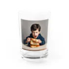 Sun'sのホットサンド少年 Water Glass :front