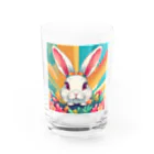 YOO1978の(*≧3≦)ウサギのグッズ Water Glass :front