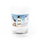 nanaozakaの三人娘のグッズ Water Glass :front