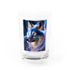 RONBOのオーラを発したウルフ Water Glass :front