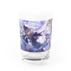 ひつぺん雑貨店の自由気ままな夏の郵便屋さんとペンギンたち Water Glass :front