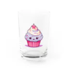 Vasetti_pressの可愛いカップケーキ Water Glass :front