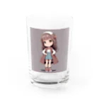 poteto_7のふんふんちゃんです|•'-'•)و✧ Water Glass :front