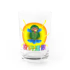 アニマル四字熟語の疫病退散！アマビエデザイン！妖怪シリーズ Water Glass :front