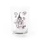 結社黒猫の遊園地のピエロ Water Glass :front