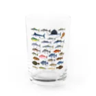 猫と釣り人のSaltwater fish_2W Water Glass :front