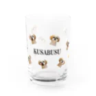 【公式】KUSABUSUのぽんぽんぽんのしん（総柄） グラス前面