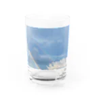 zenkokudocomademoの幸運ダブルレインボー Water Glass :front