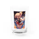 T-tyuruのテニス少女 Water Glass :front