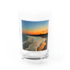 ゆき (むっ)のサンセットビーチ Water Glass :front