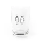 Reposの宇宙人くん Water Glass :front