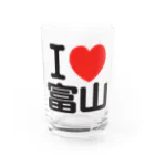 I LOVE SHOPのI LOVE 富山 Water Glass :front