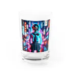 Hayate Kawakami オリジナルの般若女子高生 Water Glass :front
