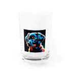 dcgnori／ワンコ画像のプリズムシャドードッグ Water Glass :front