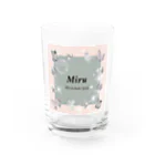 🎀miruchan land🎀🍼©️公式ショップの🎀miru land🎀🍼 Water Glass :front