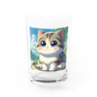 きらきらにゃんぱらだいす⭐️の夢見る子猫ちゃん Water Glass :front