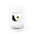 bajo_la_nieveの窓から猫 Water Glass :front